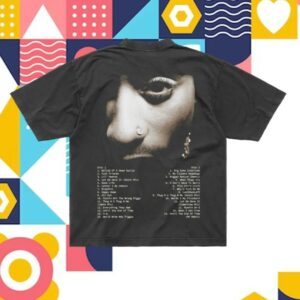 2Pac Store Merch World Wide Washed Black T-Shirt