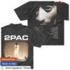2Pac Store Merch World Wide Washed Black T-Shirt