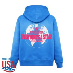 5 Seconds Of Summer Store Merch Everyone's A Star! Custom Zip Blue Hoodie