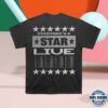 5 Seconds Of Summer Store Merch Portrait Live Faded Black Tee