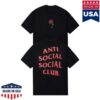 Anti Social Social Club Merch Store Thorn Premium Shirt Black
