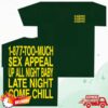 Booman Store Merch Ca$Ino Sex Appeal Green Tee