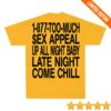 Booman Store Merch Ca$Ino Sex Appeal Yellow Tee