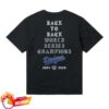 Born X Raised Merch Store Born X Raised Dodgers Back To Back Stack Shirt Black