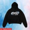 Ghost Racing Store Merch Ghost Blue Logo Hoodie Black