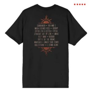 Godsmack Merch Store Live At The Mohegan Sun Tracklist Shirt