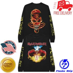 kenny Iron Maiden Merch Store Im50 Fear Of The Dark Longsleeve Teess