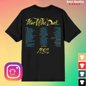 kenny Iron Maiden Merch Store Im50 Fear Of The Dark Tour Shirt