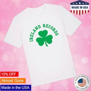 Island Records Store Merch Ireland Records' White T-Shirt
