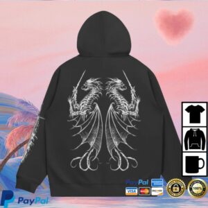 King Of None Music Store Merch Twin Blade Heavyweight Hoodie