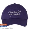 Magic School Swag Shop Store Teachers Are Magic Dad Hat Purple