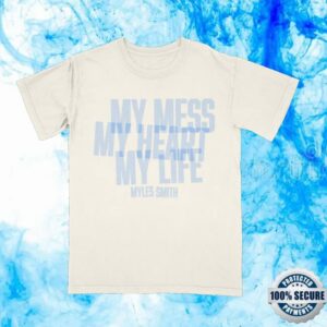 Myles Smith Merch Store My Mess My Heart My Life Ivory Album Shirt