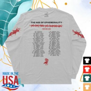 Pelagic Store Merch Bruit Age Of Ephemerality Tour 2025-2026 Long Sleeve