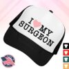 Pink Sweatsuits Merch Store I Love My Surgeon Hat Black