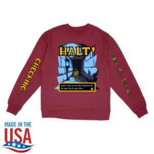 Teezr Store Merch Frog Wizard Vibe Check Sweatshirt