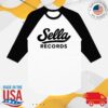 The Front Bottoms Merch Store Sella Records White-Black Raglan Shirt