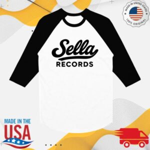 The Front Bottoms Merch Store Sella Records White-Black Raglan Shirt
