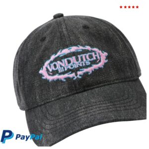 Von Dutch Store Merch Iii Point Trucker Hat - Black & Pink
