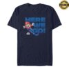Amc Theatres Shop Store Merch The Super Mario Galaxy Movie Here We Go T-Shirt