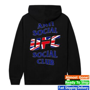 Antisocialsocialclub Store Merch Assc X Fight Night Black Hoodie