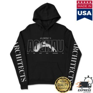 Architects Merch Store Aoghau 10Th Anniversary Black Hoodie