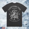 Architects Merch Store Everything Ends Globe Black T-Shirt