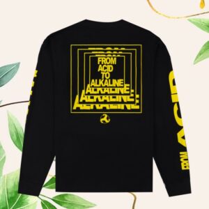Bicep Music Store Merch Acid Chroma Longsleeve Tee - Black