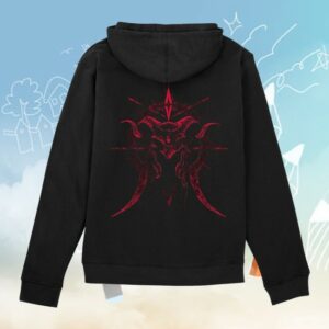 Blizzard Store Merch Diablo Iv Lord Of Hatred Warlock Black Pullover Hoodie