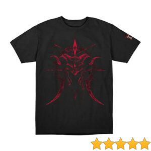Blizzard Store Merch Diablo Iv Lord Of Hatred Warlock Black T-Shirt