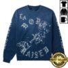 Born X Raised Store Merch Lil Devil Rocker Crewneck Vintage Blue