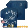 Born X Raised Store Merch Lil Devil Rocker Tee Vintage Blue