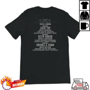 C2c Country To Country Store Merch London Angel Guitar 2026 Line Up Black T Shirt