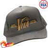 Caffe Vita Store Merch Gray Vitalogy Trucker
