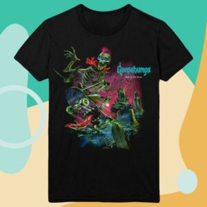 Cavitycolors Store Merch Goosebumps Curly Shreds - T-Shirt