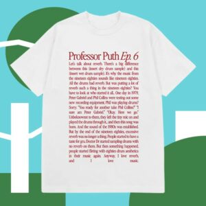 Charlie Puth Store Merch Professor Puth Text T-Shirt