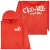 Clooless Store Merch Grafitti Logo Hoodie - Fire Red