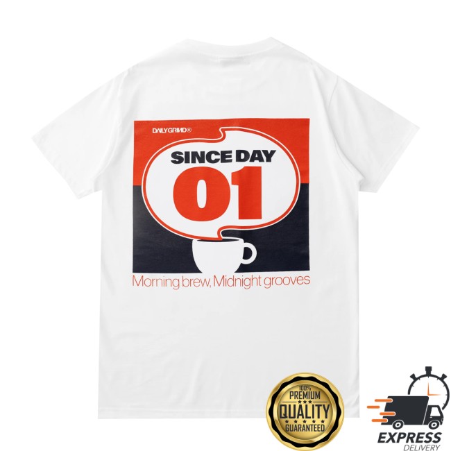Daily Grind Store Merch Daily Grind Daily Blend T Shirt White