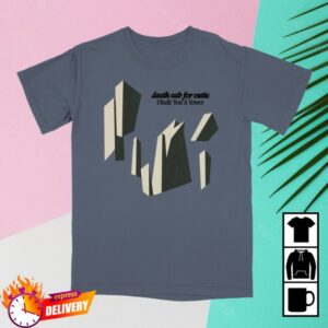 Death Cab For Cutie Store Merch I Built You A Tower T-Shirt (Blue)