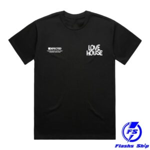 Defected Store Merch Defected Love House Graffiti Black T-Shirt