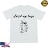 Destroyboy Store Merch Dino Skater White Tee