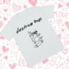 Destroyboy Store Merch Dino Skater White Tee