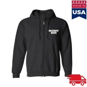 Destroyboy Store Merch Scene Kid Zip Hoodie
