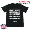 Destroyboy Store Merch Suck Live Black Tee