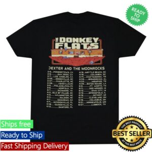 Dexter And The Moonrocks Store Merch Limited Edition Typo Donkey Flats Tour Shirt