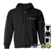 Direct Merch Store Sepultura - 'Discography' Zip-Up Hoodie