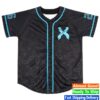 Excision Merch Store Merch Excision Thunderdome Baseball Jersey BlackTeal