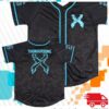 Excision Merch Store Merch Excision Thunderdome Baseball Jersey BlackTeal