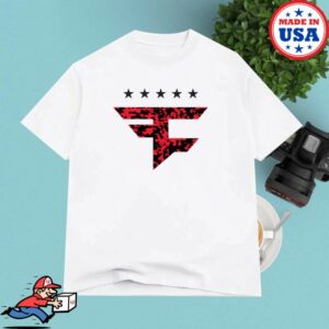 kenny fazeproshop store merch digi camo five star tee white