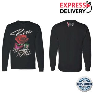 kenny flawed store merch rose through it all long sleeve shirt