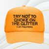 Foo Fighters Store Merch Try Not To Choke Hat - Gold